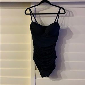 NWOT Victoria's Secret Black One Piece 38C